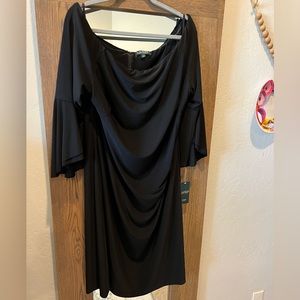 Lauren Ralph Lauren Off-The-Shoulder Dress - Plus
